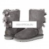 Kids Bailey Bow Mini Grey