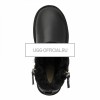 Classic Mini Double Zip Metallic Black