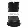 Classic Mini Double Zip Metallic Black