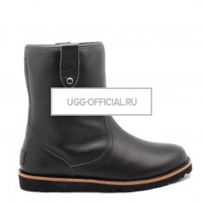 UGG Mens Stoneman Short Leather Black