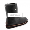 UGG Mens Stoneman Short Leather Black