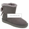 UGG Bailey Bow Mini Medallion Grey