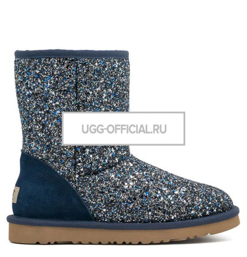 UGG Classic Short Stardust Navy