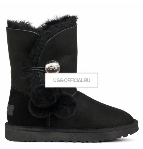 Bailey Button Pom Black