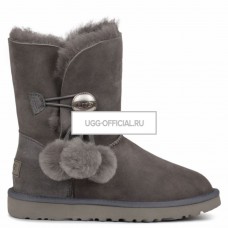 Bailey Button Pom Grey