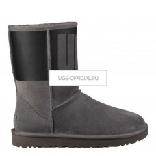 Classic Short Rubber Boot Grey