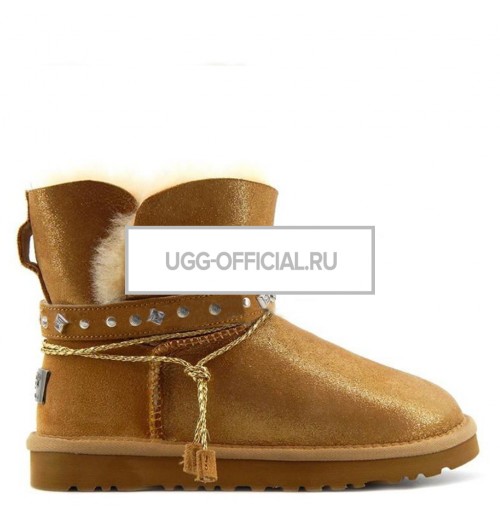 UGG Women's Renn Glitter Metallic Chestnut