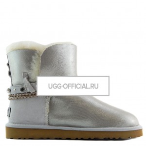 UGG Women's Renn Glitter Metallic Silver