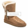 UGG Bailey Button Lilou Fancy Chestnut