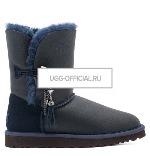 UGG Bailey Button Lilou Metallic Navy