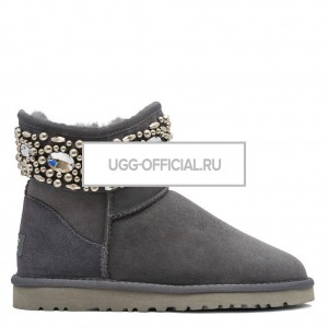 UGG Jimmy Choo Multicrystal Grey