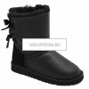 UGG Bailey Bow Metallic Black