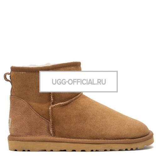 UGG MENS Classic Mini Chestnut