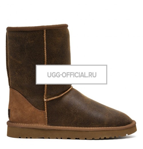 UGG MENS Classic Short Bomber Сhеstnut