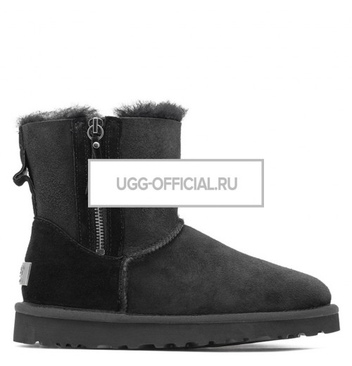 UGG Classic Mini Double ZIP Black