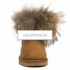 UGG Mini Fox Fur Chestnut