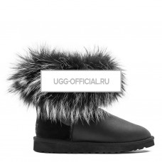 Mini Fox Fur Ultra Metallic Black