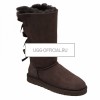 UGG Bailey Bow Tall Chocolate