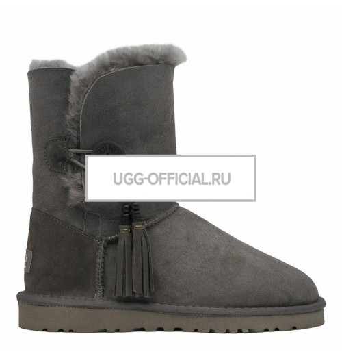 UGG Bailey Button Charms Grey