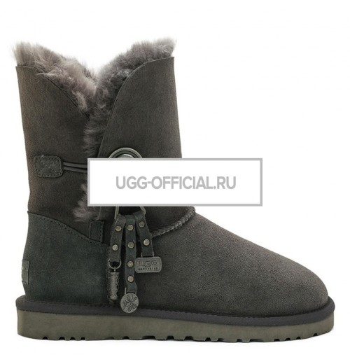 UGG Bailey Button Azalea Grey