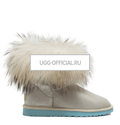 UGG Mini Fox Fur Metallic I Do