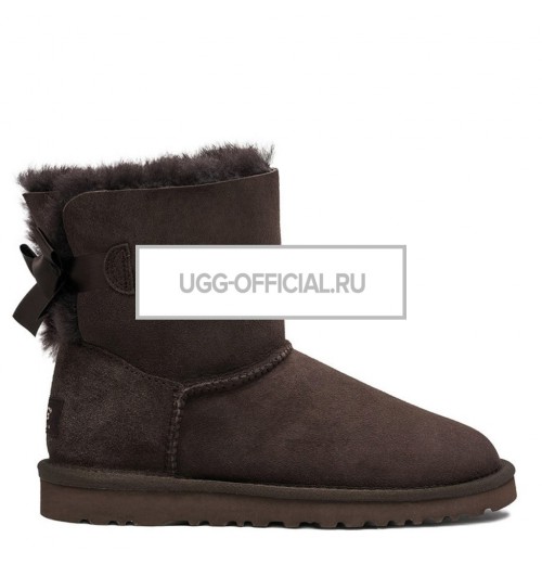 UGG Mini Bailey Bow Chocolate