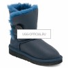 UGG KIDS Bailey Button Metallic Navy