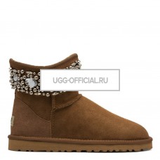 UGG Jimmy Choo Multicrystal Chestnut