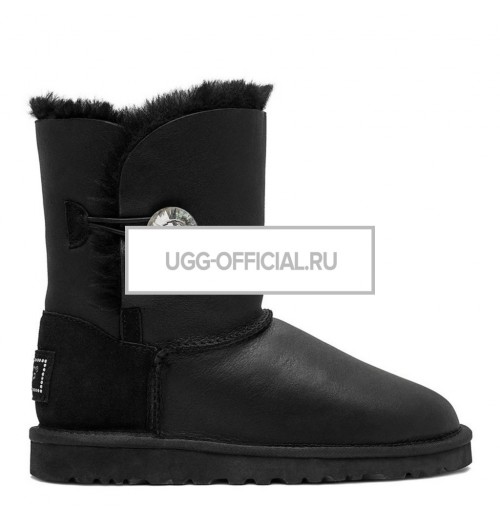 UGG Bailey Button Bling Metallic Black