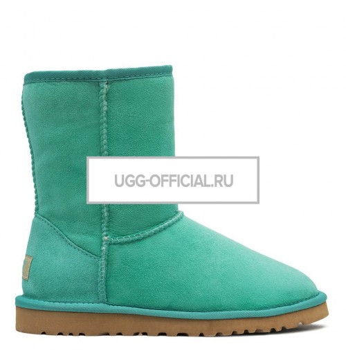 UGG Classic Short Aqua