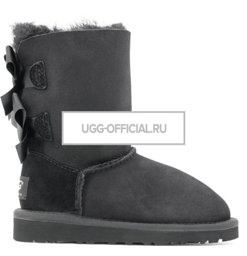 UGG KIDS Bailey Bow Black