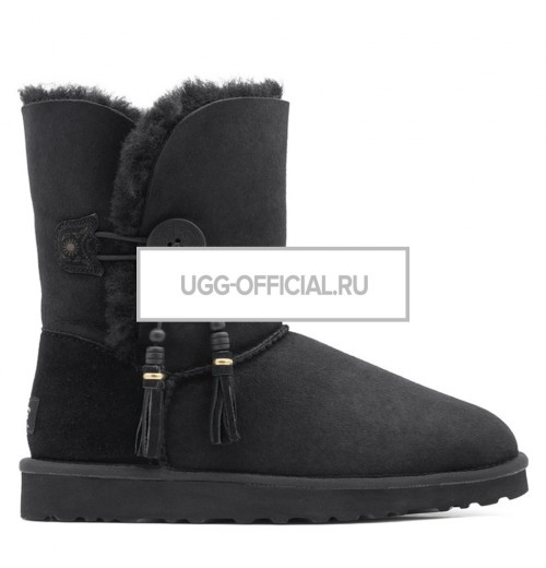 UGG Bailey Button Charms Black