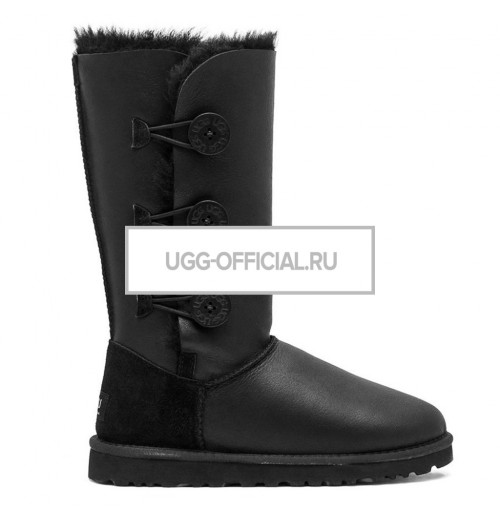 UGG Bailey Button Triplet Metallic Black