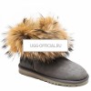 UGG Mini Fox Fur Grey