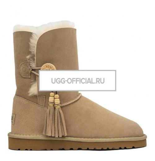 UGG Bailey Button Charms Sand