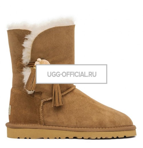 UGG Bailey Button Charms Chestnut