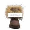 UGG Mini Fox Fur Chocolate