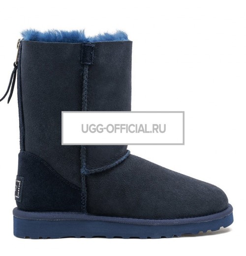 UGG Classic Short ZIP Navy