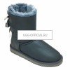 UGG Bailey Bow Metallic Grey