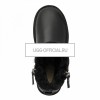 UGG Classic Mini Double ZIP Metallic Black