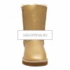 UGG Classic Short ZIP Metallic Sand