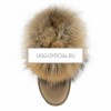 UGG Mini Fox Fur Sand