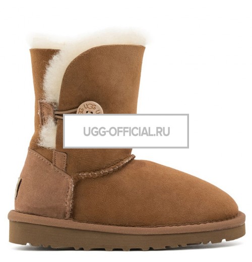 UGG KIDS Bailey Button Chestnut