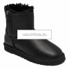 UGG Classic Mini Double ZIP Metallic Black