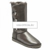 UGG Bailey Button Triplet Bling Glitter Grey