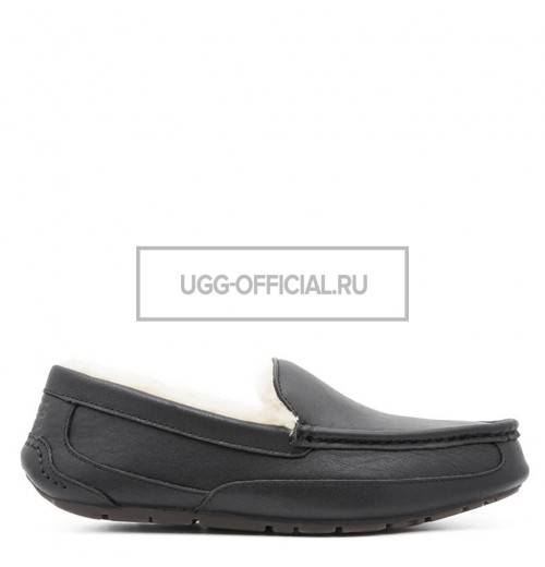 UGG MENS Ascot Metallic Black