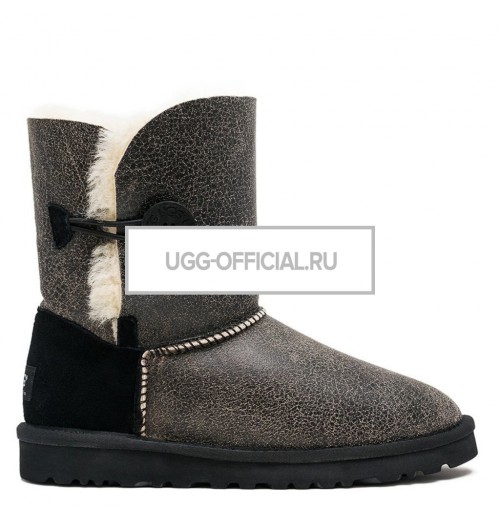 UGG Bailey Button Bomber Black