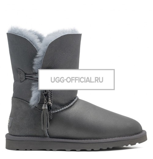 UGG Bailey Button Lilou Metallic Grey