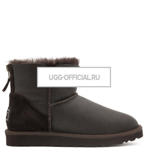 UGG Classic Mini ZIP Metaliic Chocolate