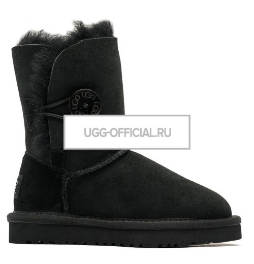 UGG KIDS Bailey Button Black